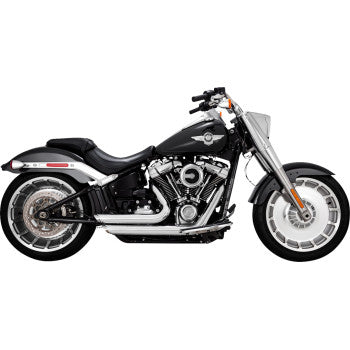 VANCE & HINES Shortshots Staggered Exhaust System - Chrome 17335-22