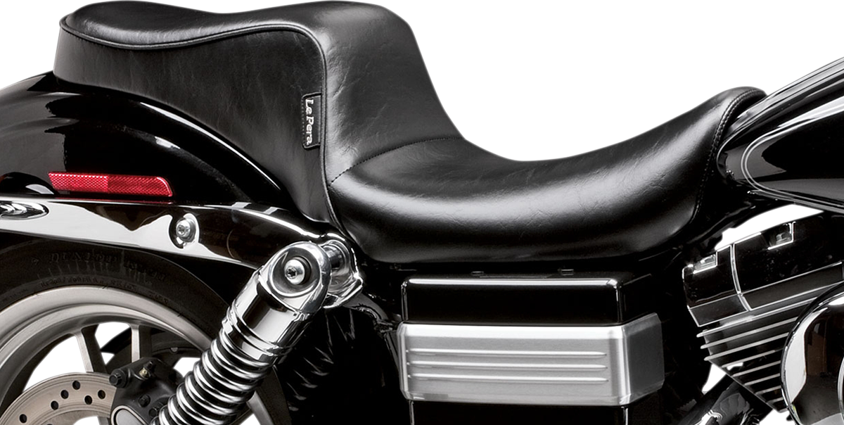 LE PERA Cherokee Seat - Smooth - Black - Wide Glide '96-'03 LN-023