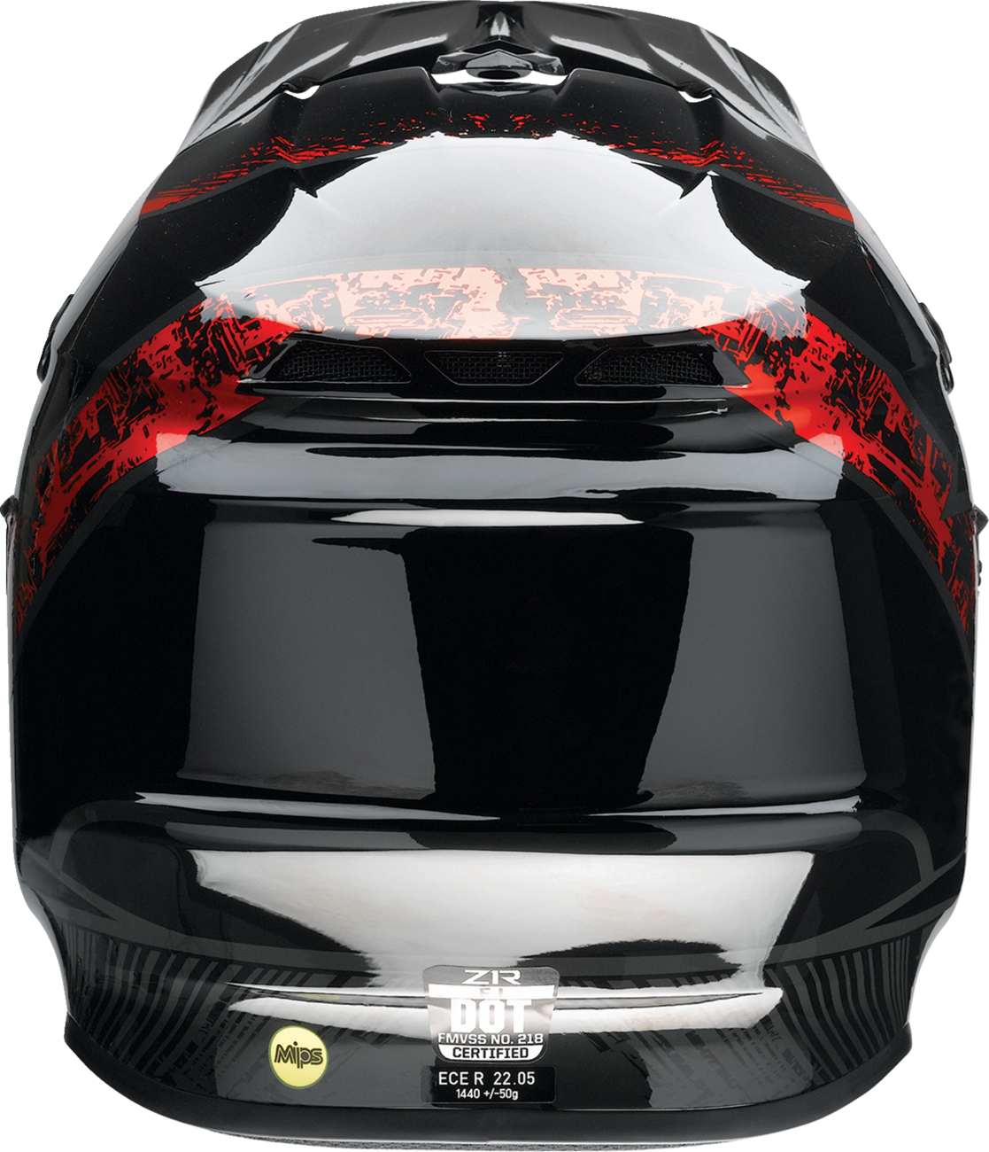 Z1R F.I. Motorcycle Helmet - Fractal - MIPS - Red - 2XL 0110-7785