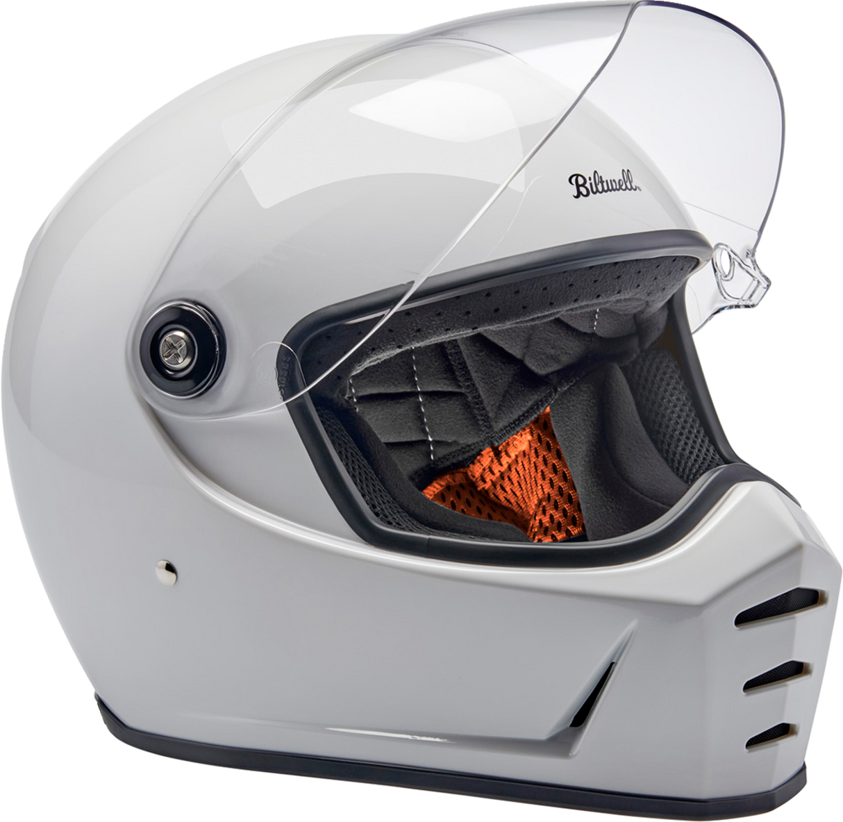 BILTWELL Lane Splitter Motorcycle Helmet - Gloss White - XS 1004-104-501