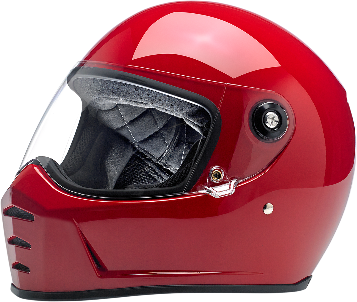 BILTWELL Lane Splitter Motorcycle Helmet - Gloss Blood Red - Small 1004-837-102