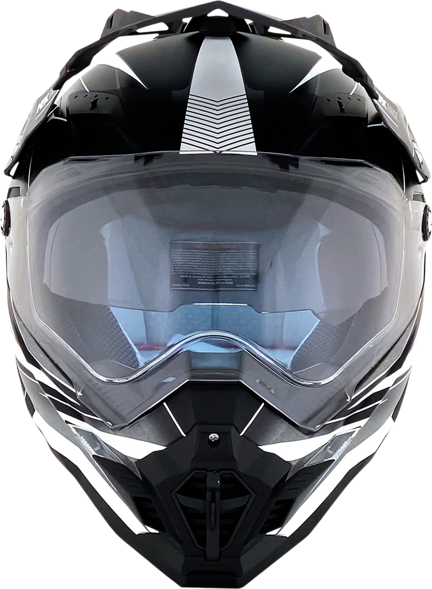 AFX FX-41 Motorcycle Helmet - Range - Matte Black - Medium 0140-0062