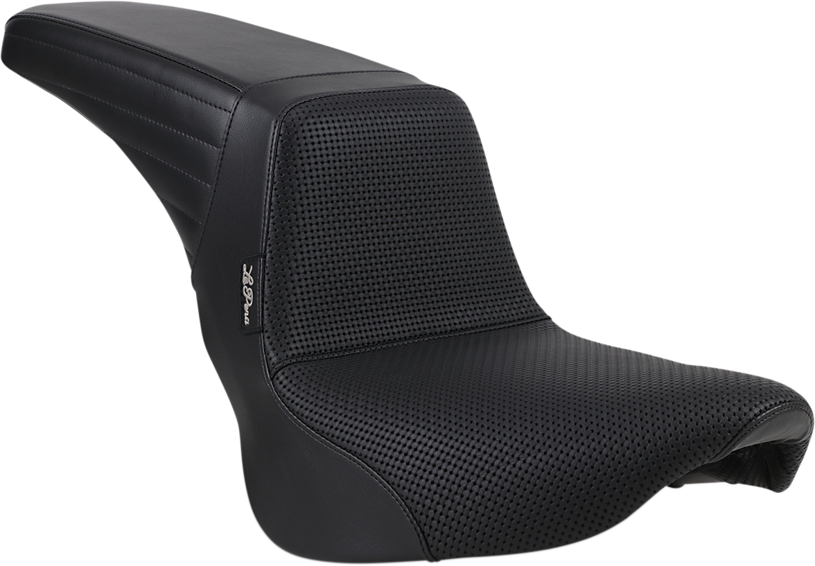 LE PERA Kickflip Seat - Basketweave - Black - Softail '18-'21 LYB-590BW