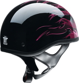 Z1R CC Beanie Motorcycle Helmet - Hellfire - Pink - XS 0103-1396