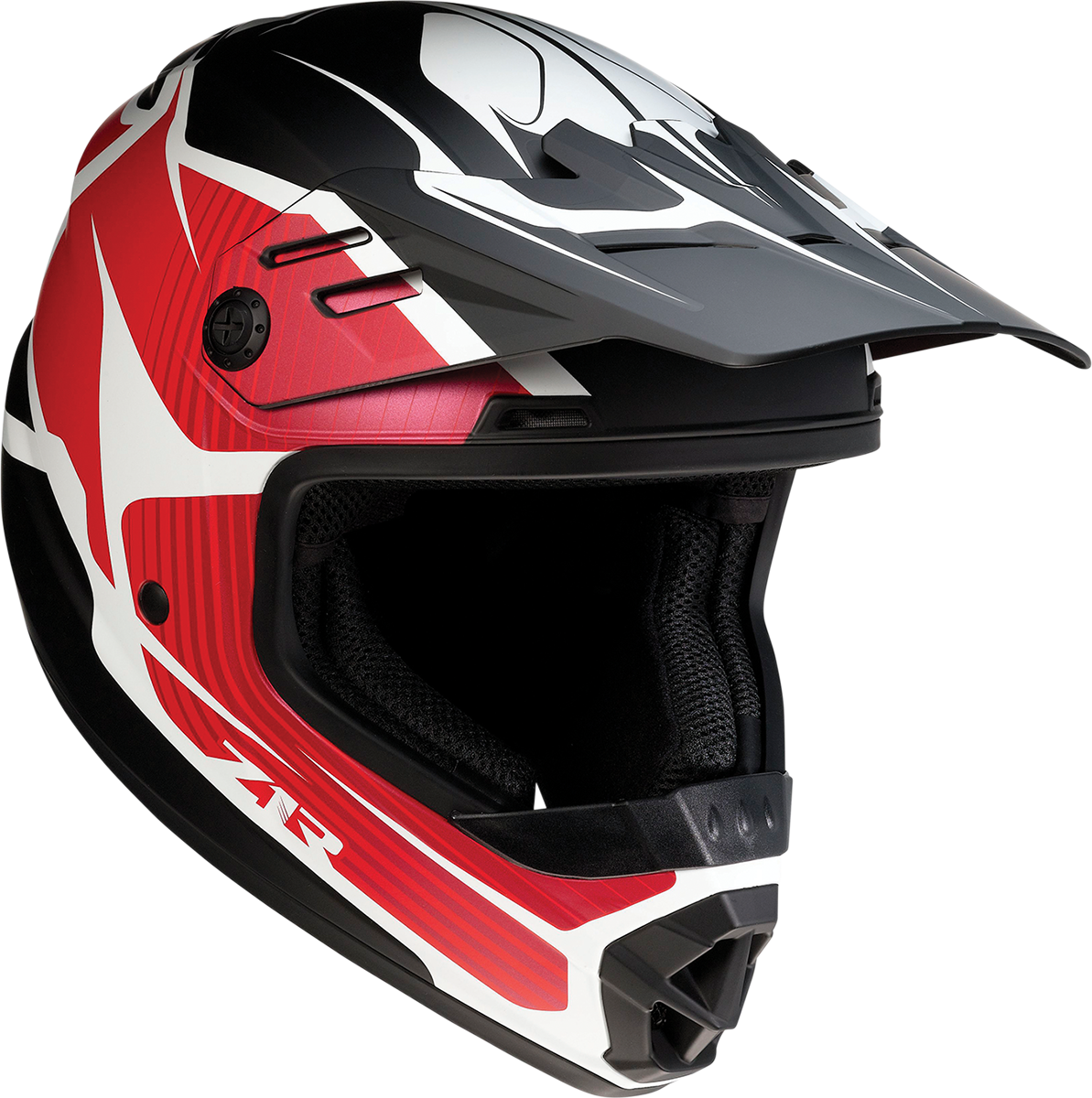 Z1R Youth Rise Motorcycle Helmet - Flame - Red - Large 0111-1447