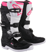 ALPINESTARS Women Stella Tech 3 Boots - Black/White/Pink - US 8 2013218-130-8