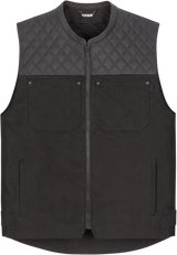 ICON Chamonix Denim Vest - Black - 3XL 2830-0557