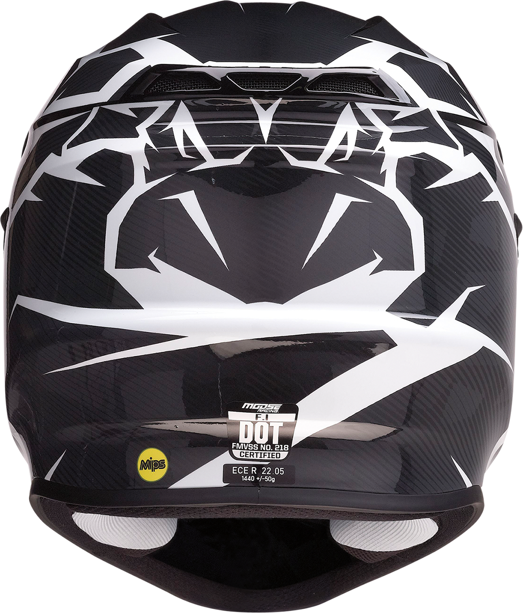 MOOSE RACING F.I. Helmet - Agroid Camo - MIPS® - Gray/Black - 2XL 0110-7778