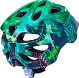 KALI Child Chakra Lighted Bicycle Helmet - Jungle - Gloss Green - Small 0221022215