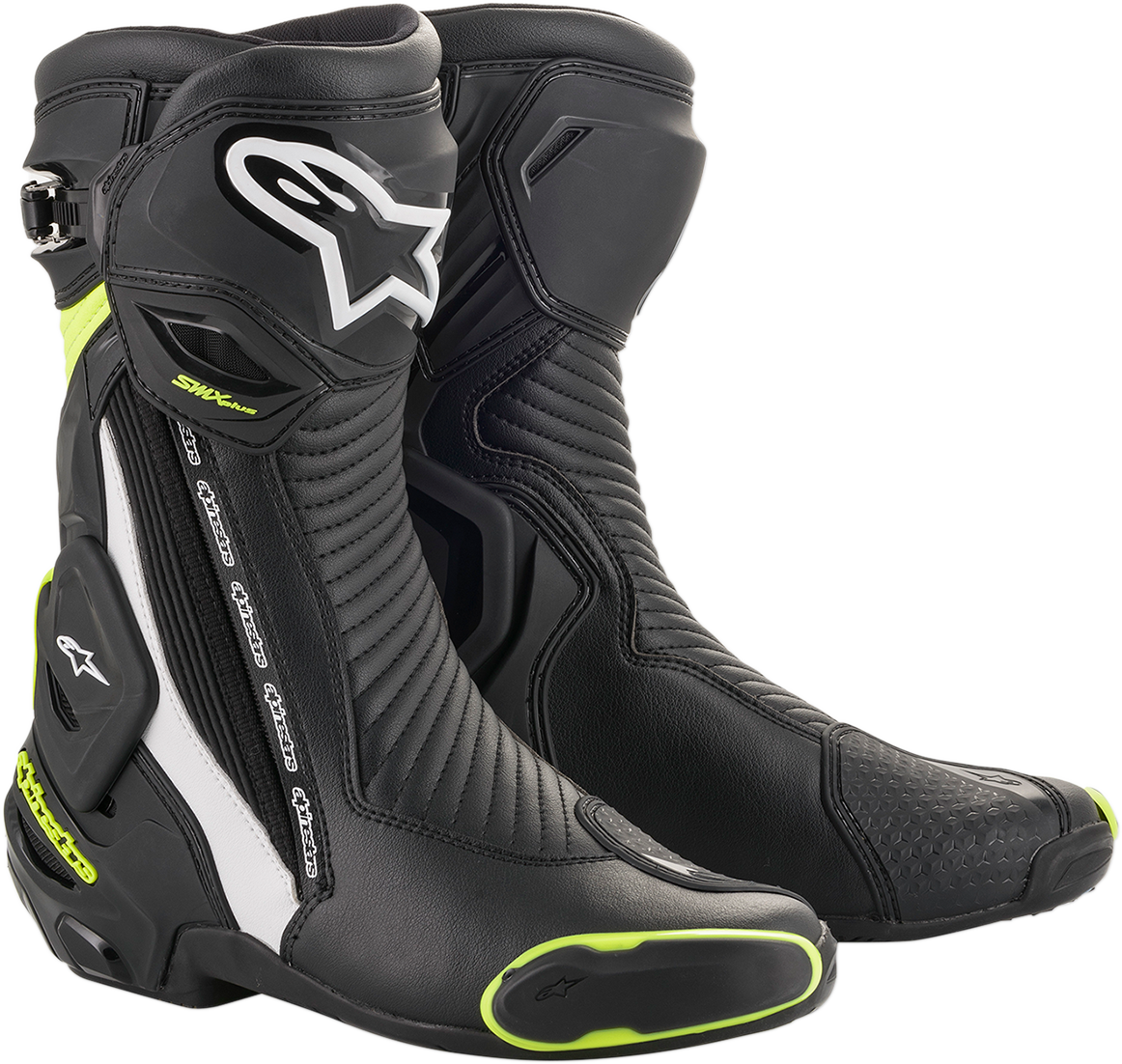 ALPINESTARS SMX+ Boots - Black/White/Yellow Fluorescent - US 5 / EU 38 2221019-125-38