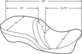 DRAG SPECIALTIES Touring Seat - Double Diamond - FL '97-'07 0801-1109