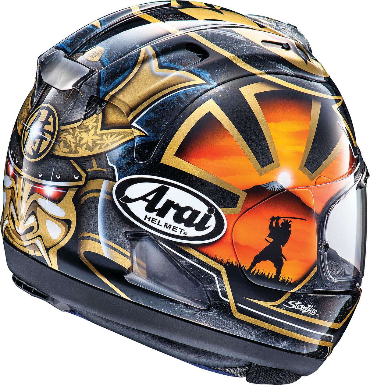 ARAI Corsair-X Motorcycle Helmet - Dani Samurai-2 - Black - Large 0101-15770