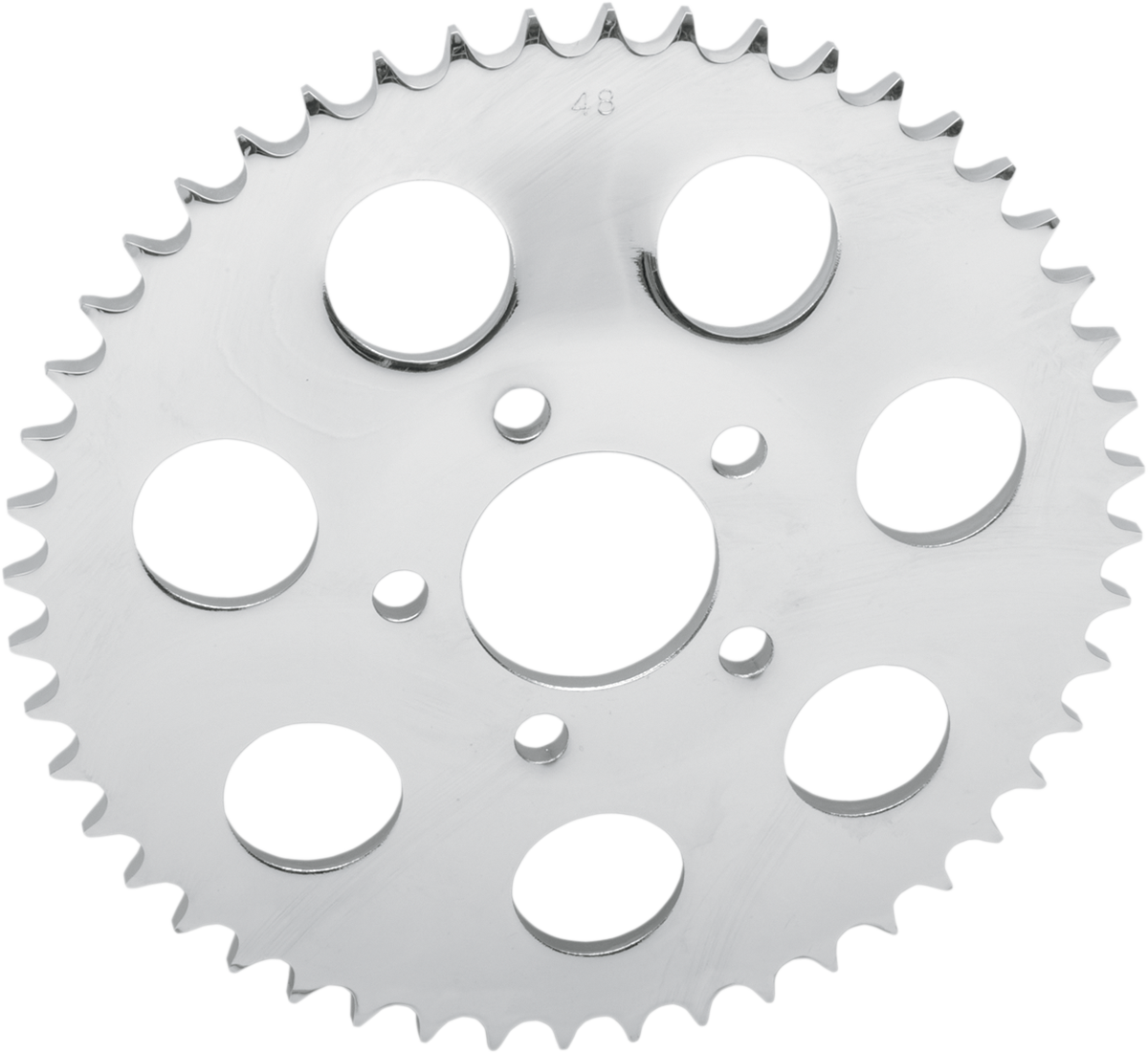 DRAG SPECIALTIES Rear Sprocket - Chrome - Dished - 49 Tooth 16425P