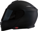 Z1R Solaris Motorcycle Helmet - Flat Black - Smoke - XS 0101-12844