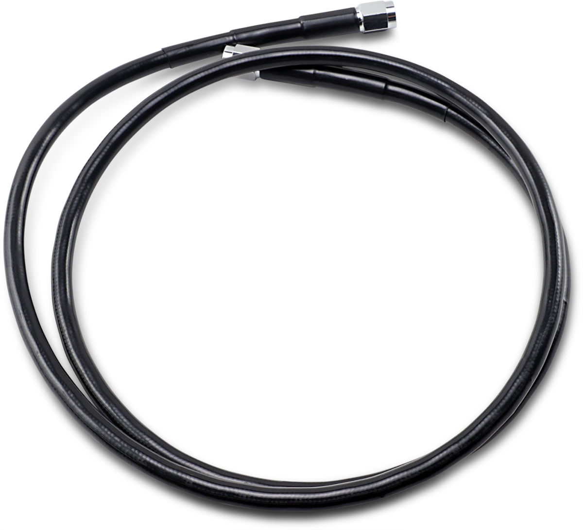 DRAG SPECIALTIES Universal Brake Line - Black - 47" 847-BLK