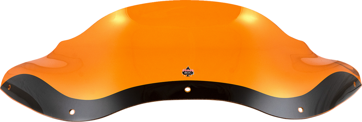 KLOCK WERKS Kolor Flare™ Windshield - 8" - Orange - FLTR KWW-01-0689