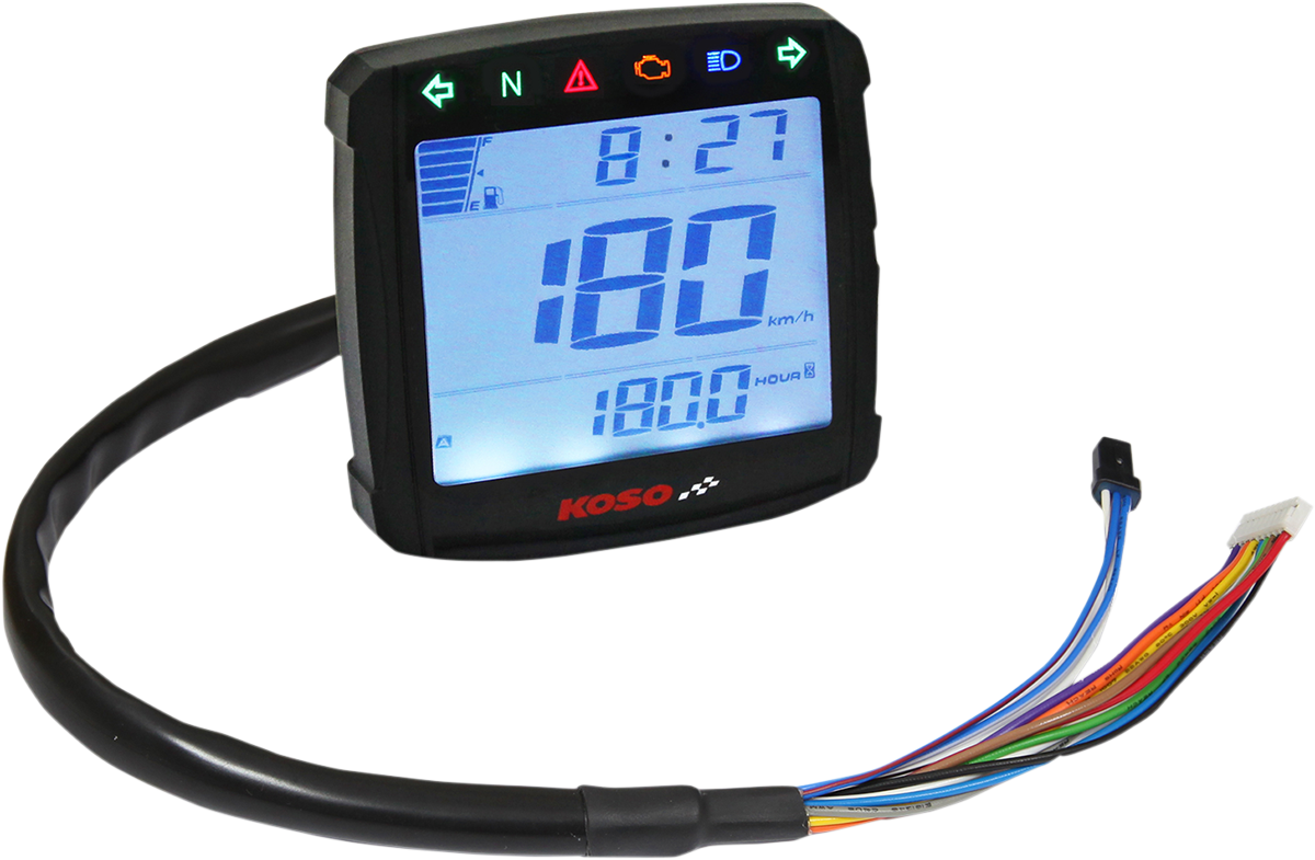 KOSO NORTH AMERICA XR-01S Speedometer - 2.94" L x 3.05" W x 0.94" D BB026001