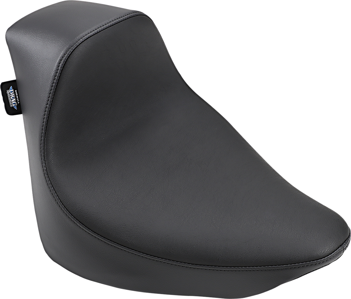 DRAG SPECIALTIES EZ-Solo Seat - Smooth - Vinyl - FL/FX '18-'22 ACT EZ-ON STYLE 0802-1148