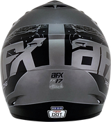 AFX FX-17Y Motorcycle Helmet - Attack - Frost Gray/Matte Black - Small 0111-1396