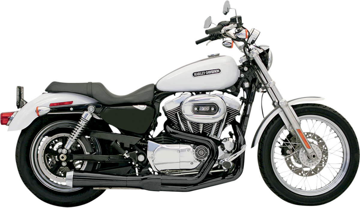 BASSANI XHAUST Road Rage Exhaust - Black - '86-'03 XL 14222J