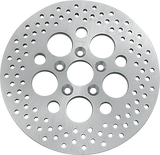 DRAG SPECIALTIES Drilled Brake Rotor - Rear - 11.875" - Touring 06-0177A