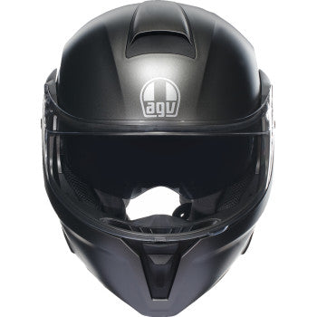 AGV Streetmodular Motorcycle Helmet - Matte Gray - Medium 2118296002009M