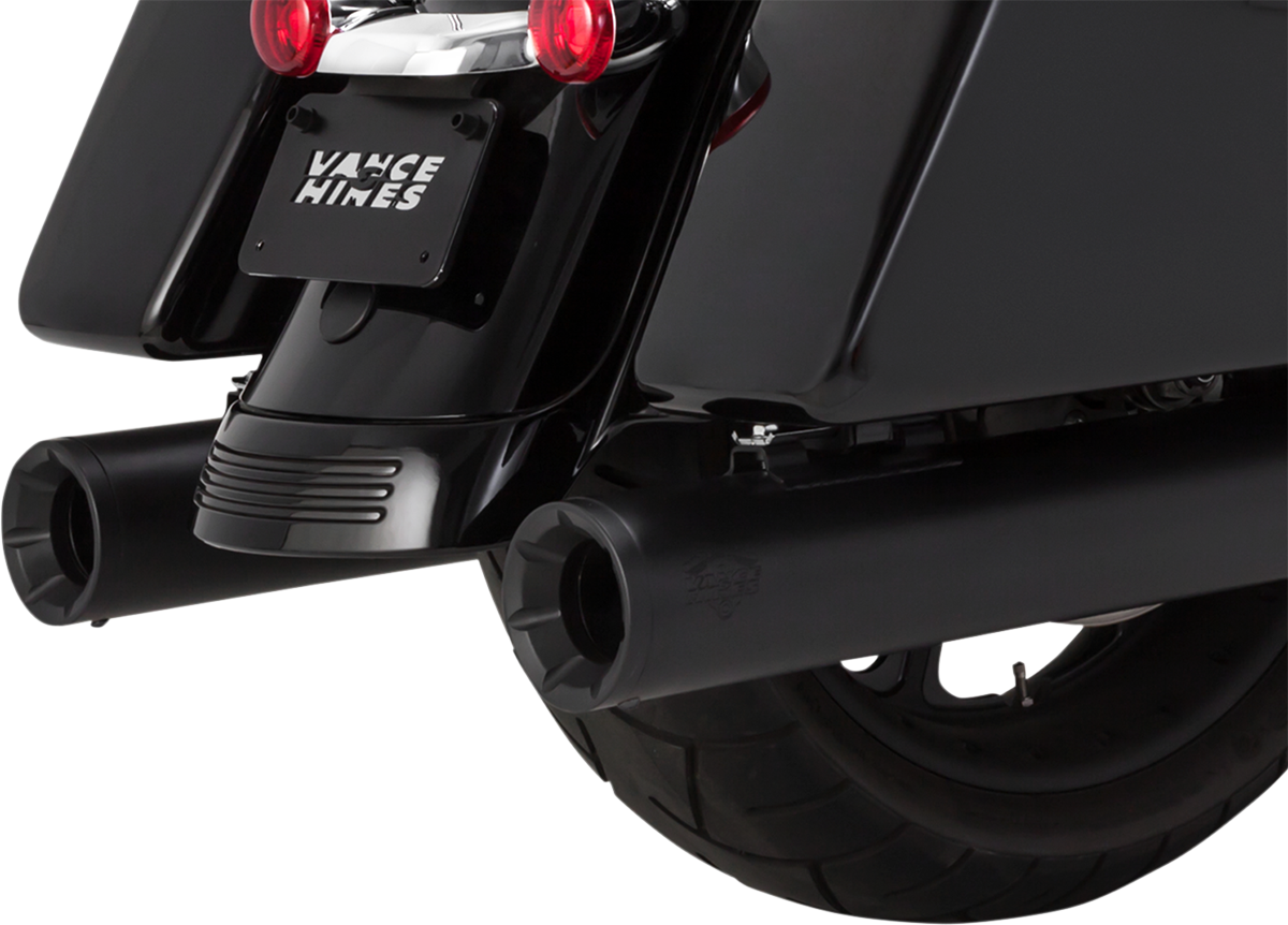 VANCE & HINES 4" Eliminator Mufflers - Black 46714