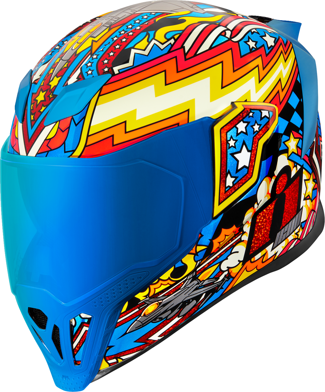 ICON Airflite™ Motorcycle Helmet - Flyboy - Blue - 3XL 0101-16016