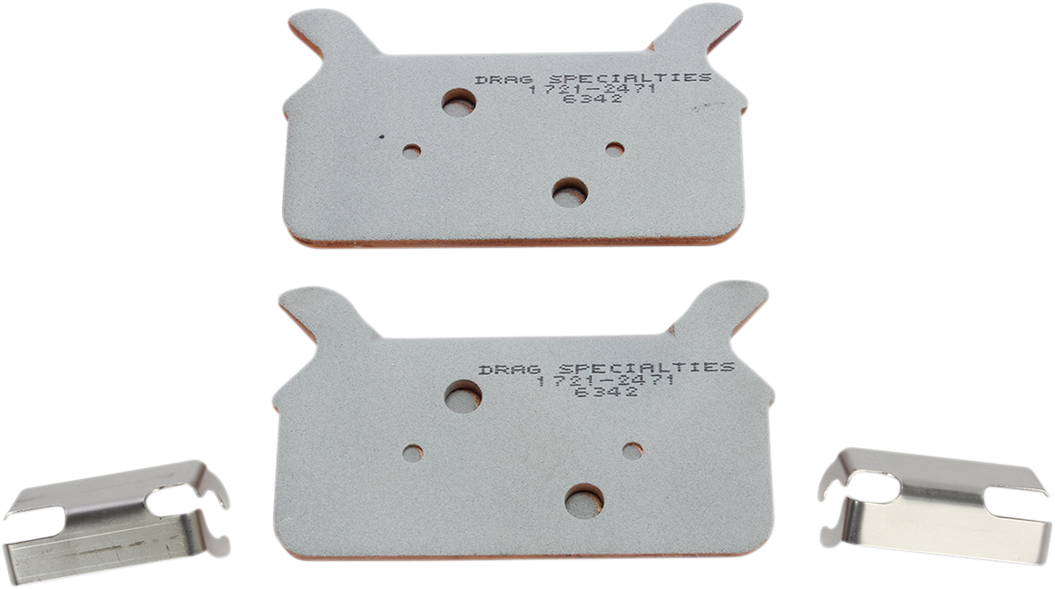 DRAG SPECIALTIES Sintered Brake Pads - Touring WRNG CALLOUT /WRNG PHOTO HDP904