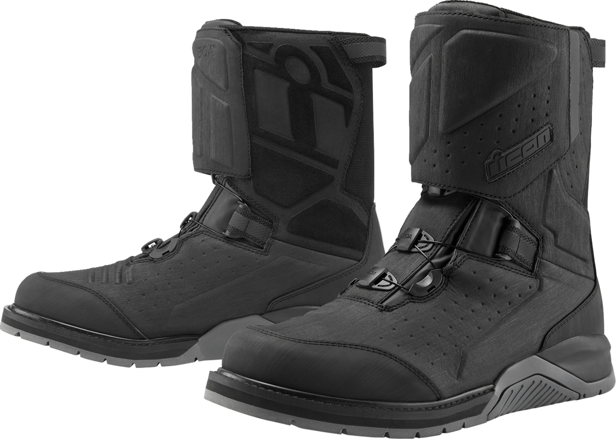 ICON Alcan Waterproof Boots - Black - Size 13 3403-1242