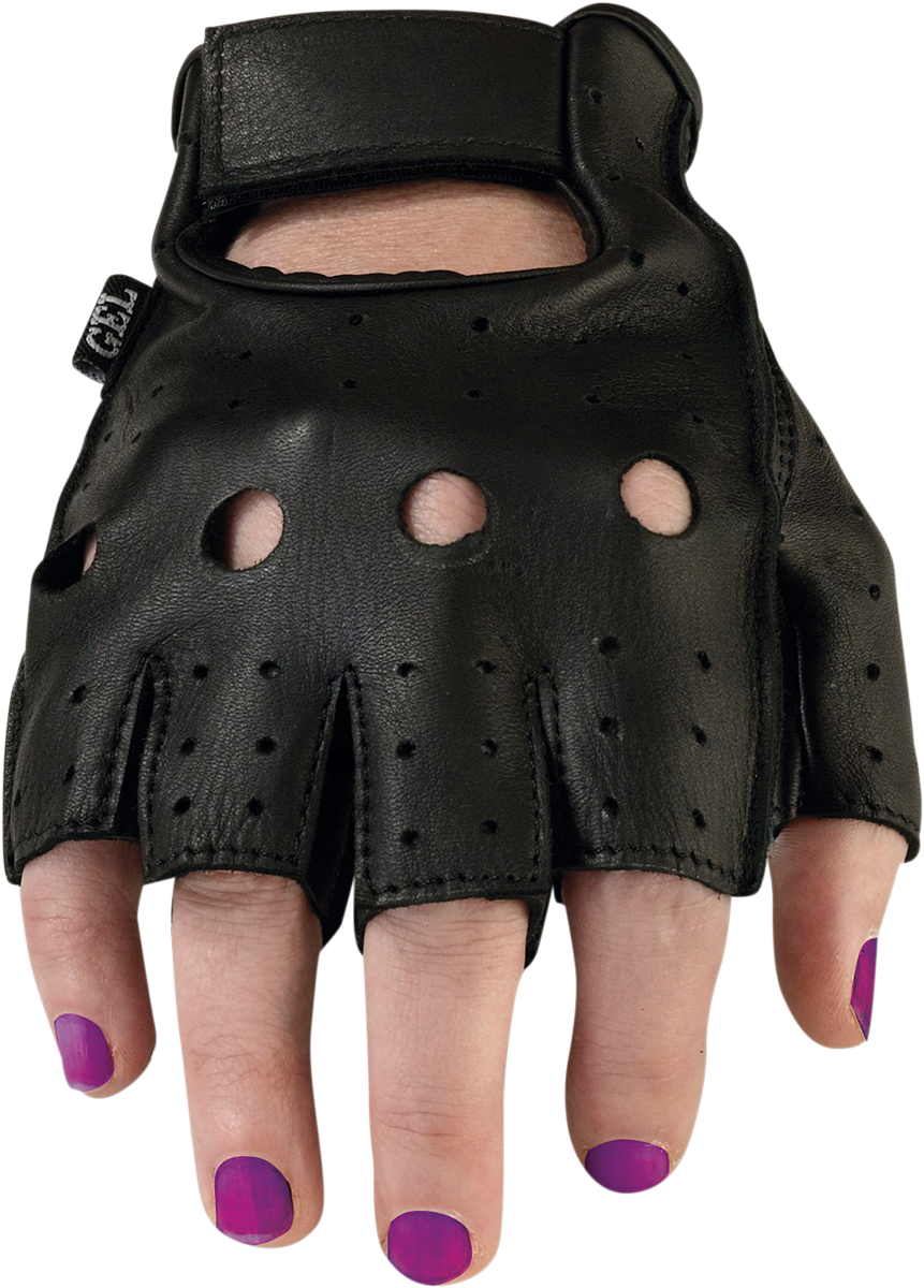 Z1R Women's 243 Half Gloves - Black - XS 3302-0476