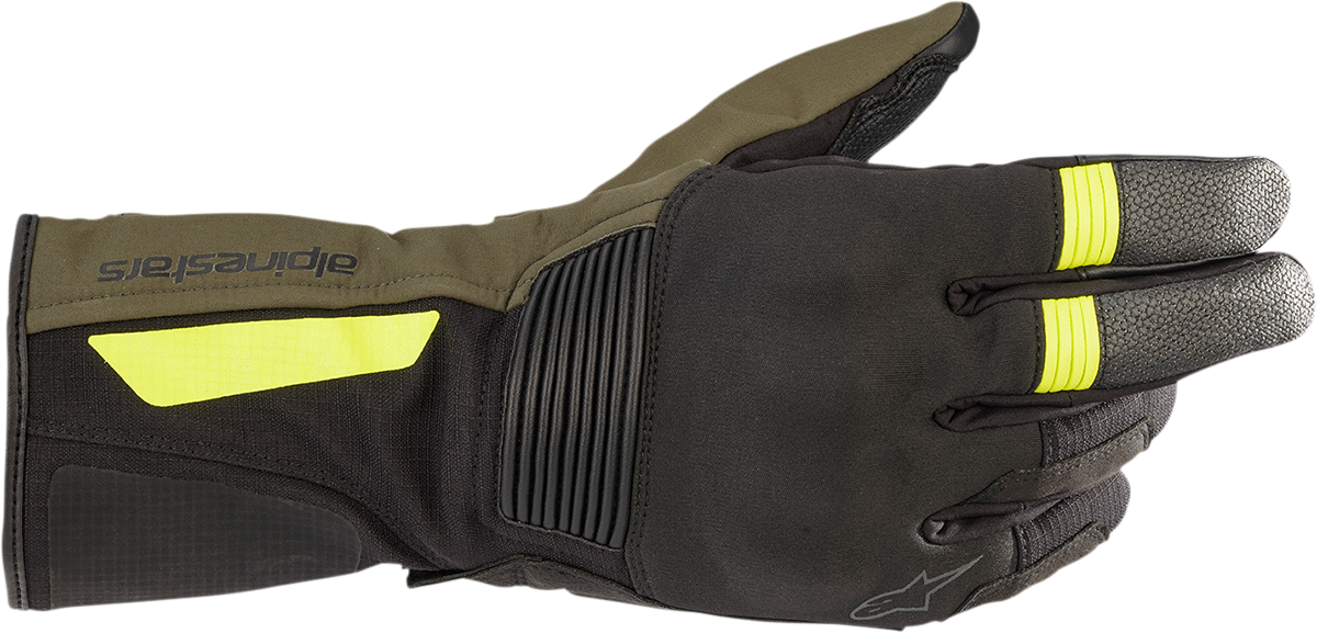 ALPINESTARS Denali Aerogel Drystar® Gloves - Black Forest/Fluo Yellow - Large 3526922-1685-L