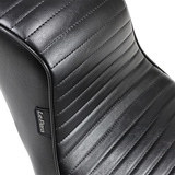 LE PERA Cherokee Seat - Pleated - Black - FLFB LYO-020PT