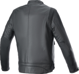 ALPINESTARS Dyno Leather Jacket - Black/Ruby Red/Ecru - 2XL 3103924-1316-2X