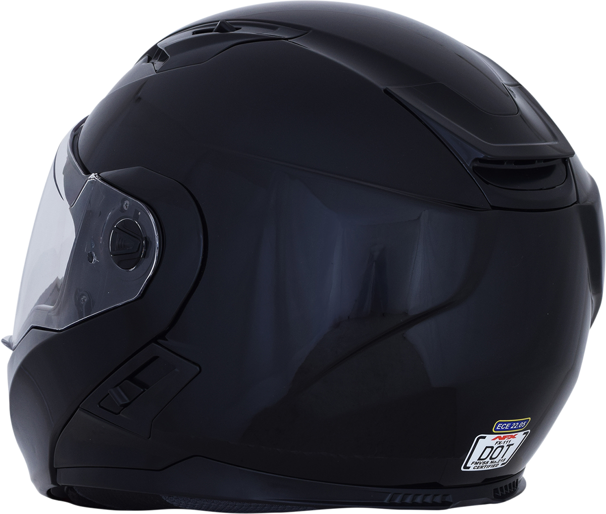 AFX FX-111 Motorcycle Helmet - Gloss Black - Medium 0100-1785