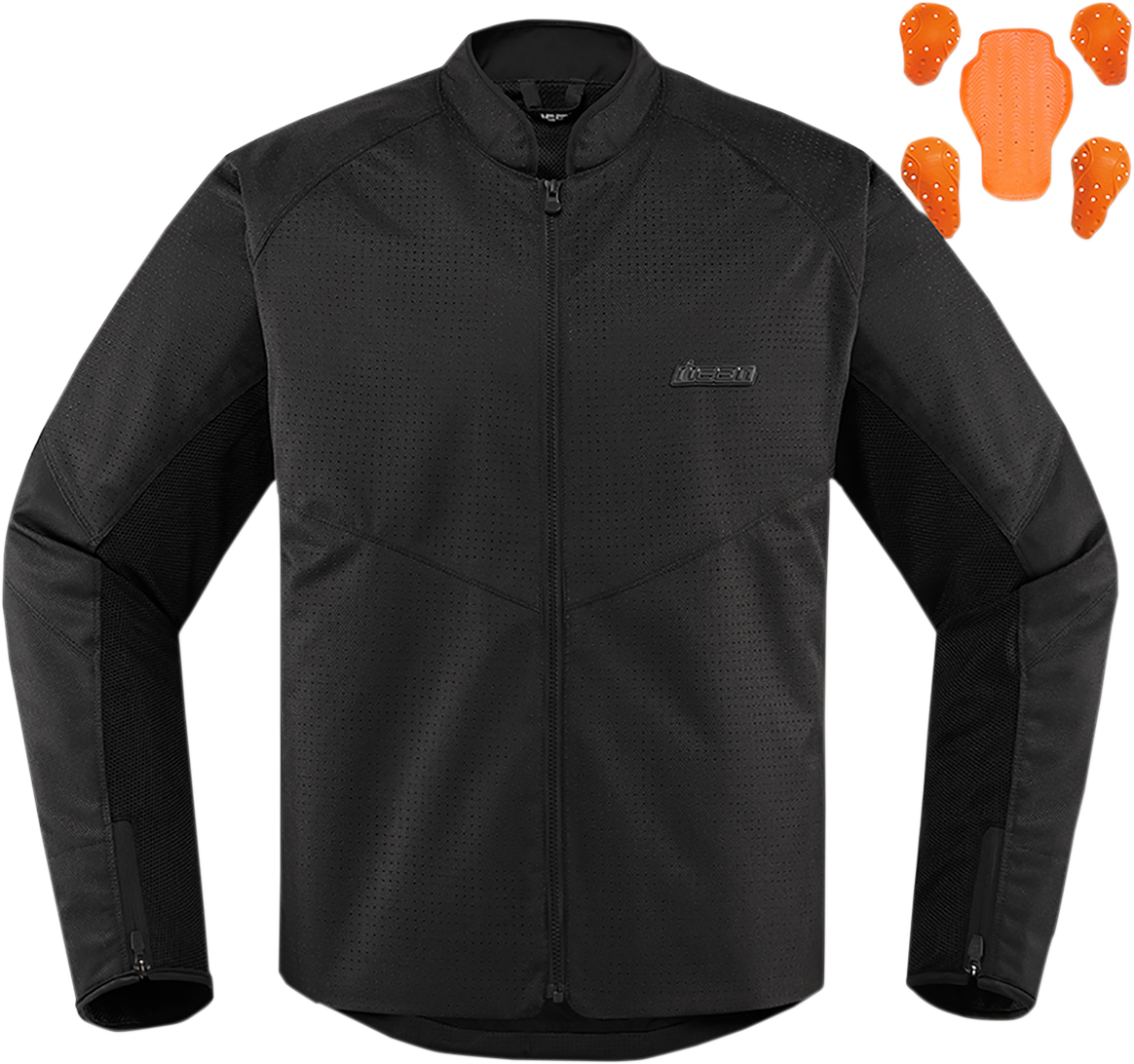 ICON Hooligan Perf Jacket - Stealth - 3XL 2820-5280