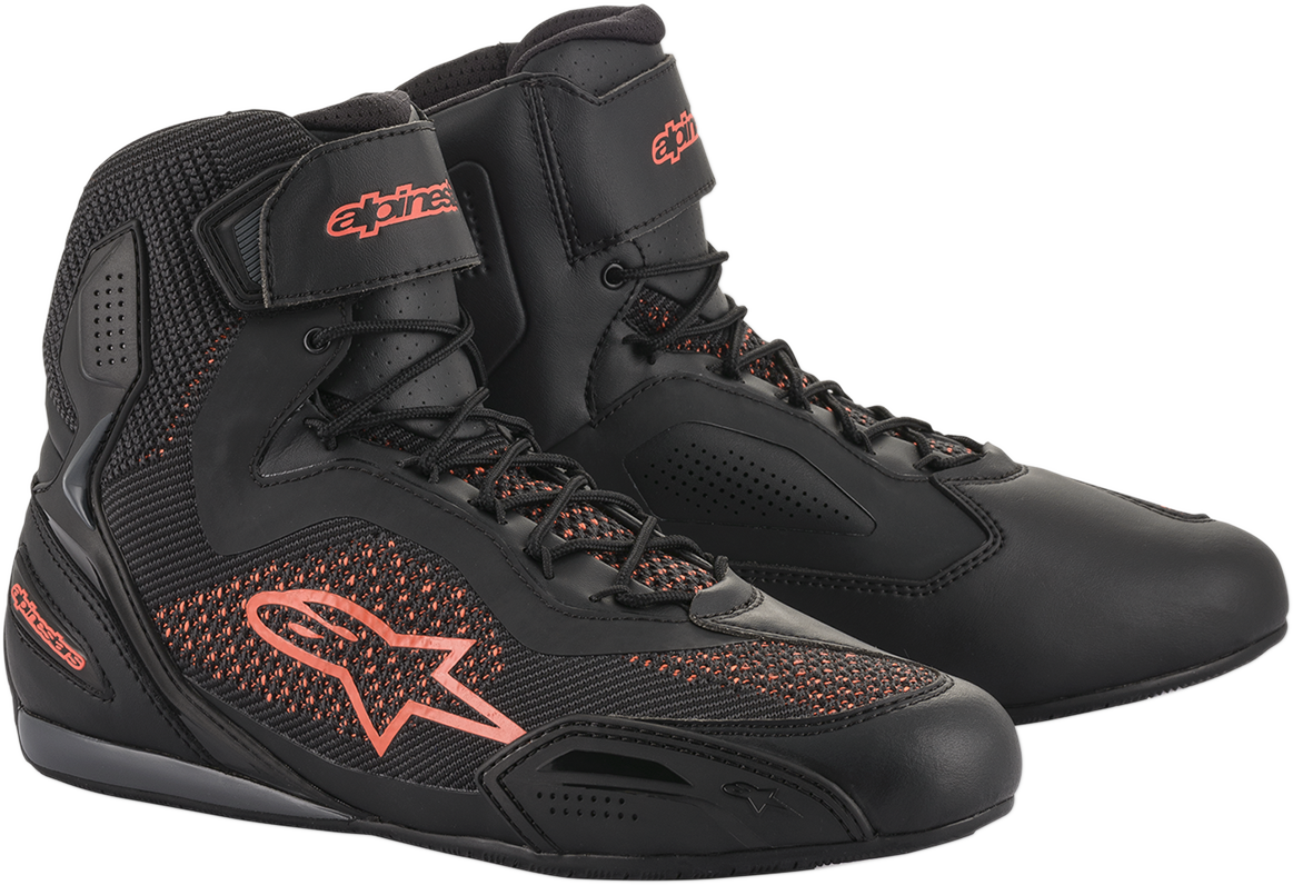 ALPINESTARS Faster-3 Rideknit® Shoes - Black/Red - US 8 251031910308