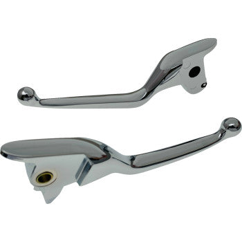 DRAG SPECIALTIES Lever Set - Narrow - Chrome  0610-2308