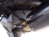 GPR Exhaust System Kawasaki ER6N ER6F 2005-2011, Furore Nero, Slip-on Exhaust Including Removable DB Killer and Link Pipe