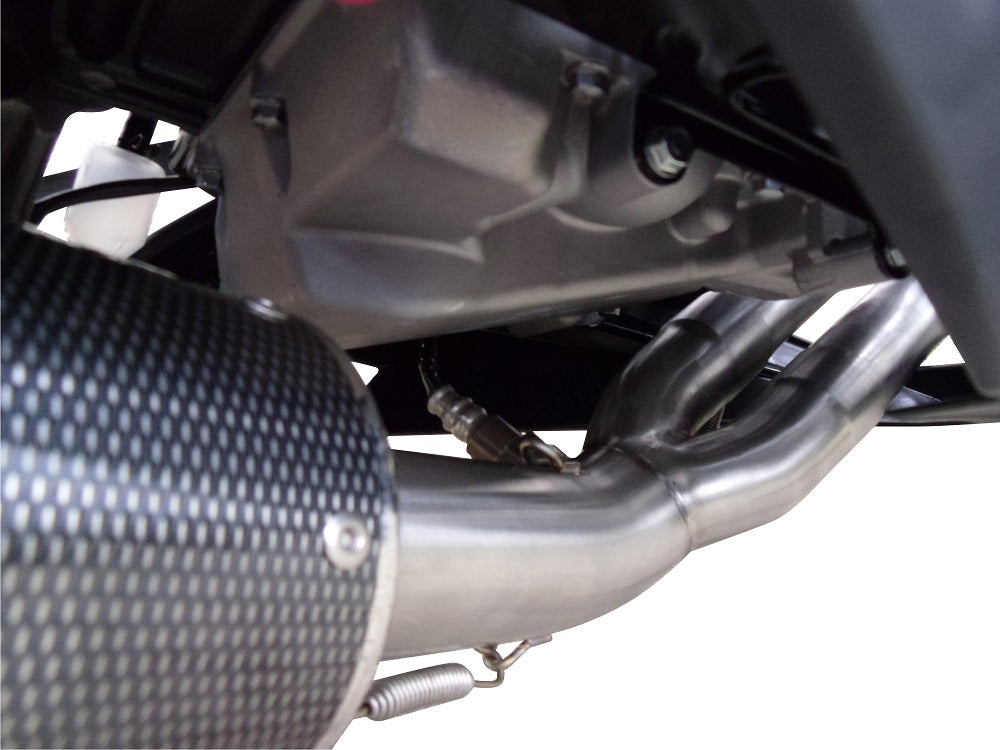 GPR Exhaust System Kawasaki ER6N ER6F 2012-2016, Gpe Ann. Poppy, Full System Exhaust, Including Removable DB Killer