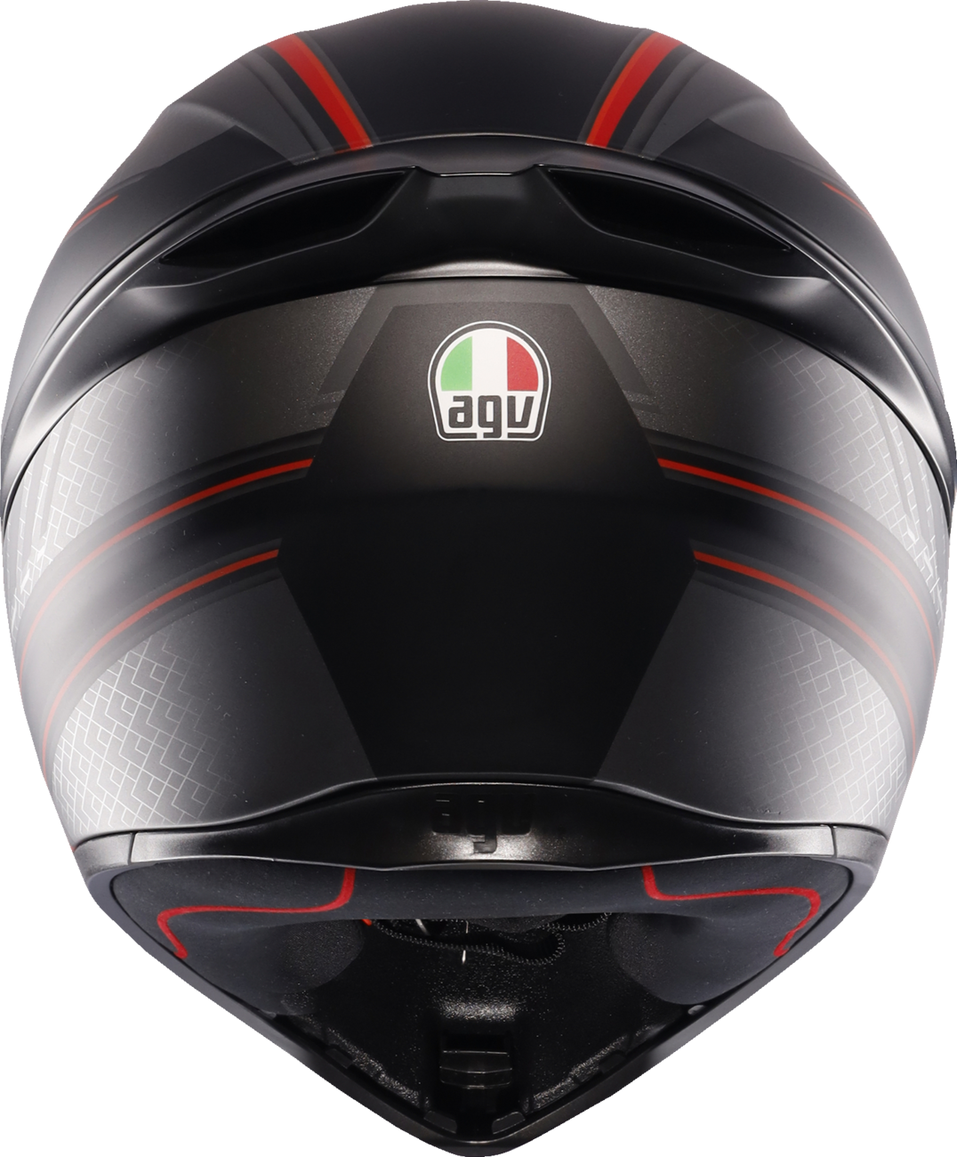 AGV K1 S Motorcycle Helmet - Sling - Matte Black/Red - Small 2118394003-038-S