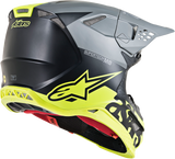 ALPINESTARS Supertech M8 Motorcycle Helmet - Radium - MIPS - Matte Black/Mid Gray/Yellow Fluo - XS 8301519-1305-XS