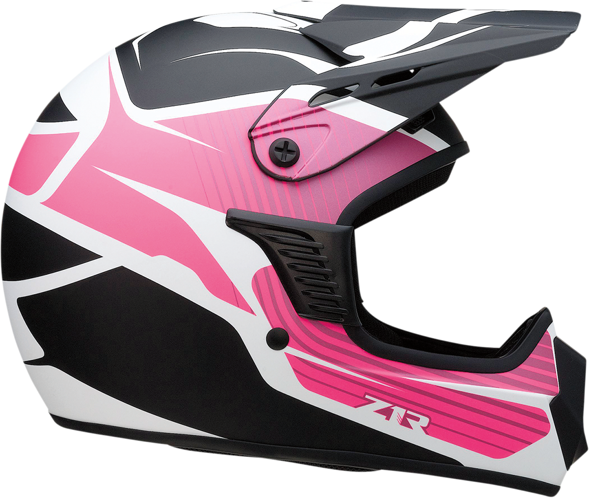 Z1R Child Rise Motorcycle Helmet - Flame - Pink - L/XL 0111-1438