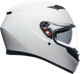 AGV K3 Motorcycle Helmet - Seta White - Large 2118381004014L