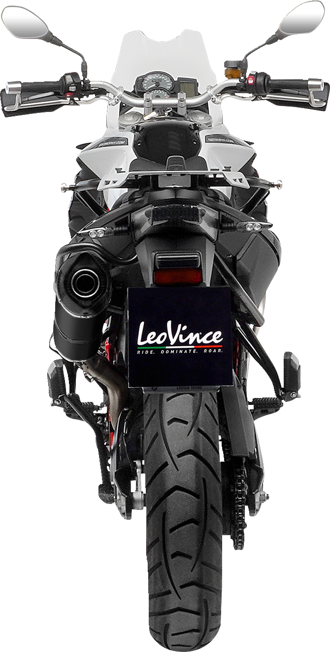 LEOVINCE LV One Evo Slip-On Muffler - Black Edition 14383EB