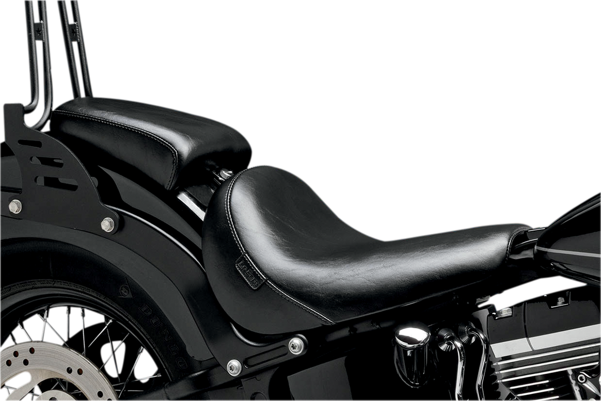 LE PERA Bare Bones Pillion Pad - Smooth - Black - FXS '11-'13 LKS-007P