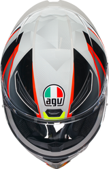 AGV K1 S Motorcycle Helmet - Blipper - Gray/Red - Large 2118394003030L