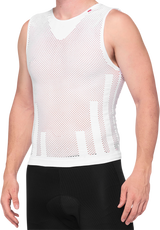 100% Zephyr Tank Jersey - White - Small/Medium 35502-000-17