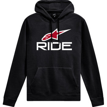 ALPINESTARS Ride 4.0 Hoodie - Black/Red/White - Large 1214-51820-1232-L