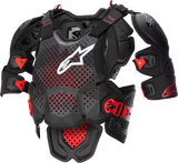 ALPINESTARS A-10 v2 Full Roost Guard - Black/Red - M/L 6700523-1431-ML